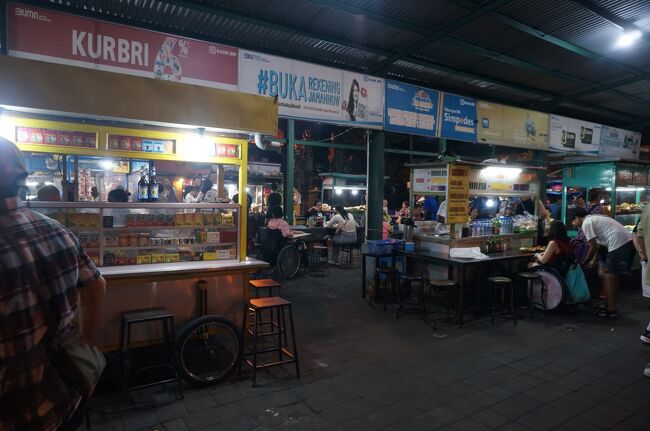 シンドｳーマーケット夜市の屋台街