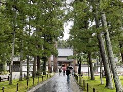 徒歩で瑞巌寺へ。
雨は弱まりました。
瑞巌寺の堂内は撮影禁止なので写真はありませんが、繊細な彫刻の施された欄間や金色の襖絵など、豪華な内装で、お寺と言うよりお城のようでした。
一見の価値ありです。