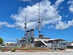 「遊ぶ券」を利用して、
「三笠公園」に係留されている「記念艦 三笠」の見学をしました。
帰りに売店で、記念品のお土産ももらう事が出来ました。