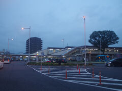 鴻巣駅　ゴールでした　日の短さに秋を感じました