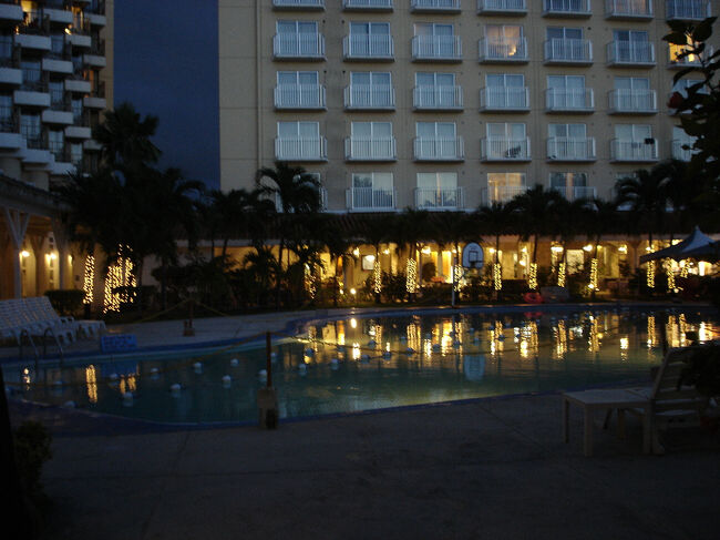 夜はライトが綺麗