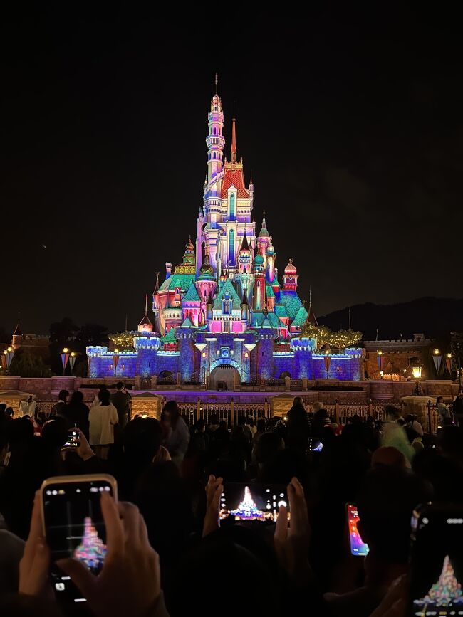 プロジェクションマッピング、綺麗に見えました