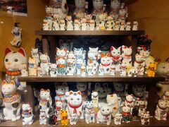 「日本招猫倶楽部」の世話役をつとめるご夫婦の個人コレクションが展示された招き猫ミュージアム。　本当に色々な種類があってみてるだけで楽しかったです。