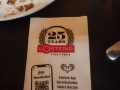 ピザ屋で昼食
