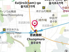 ホテル　アイボリー（忠武路）
ダブル２泊　￥14,115
雑居ビルの上層階がホテルになっているので、専用エレベーターではないので慣れていない方は怖いかも。駅からは近いです。