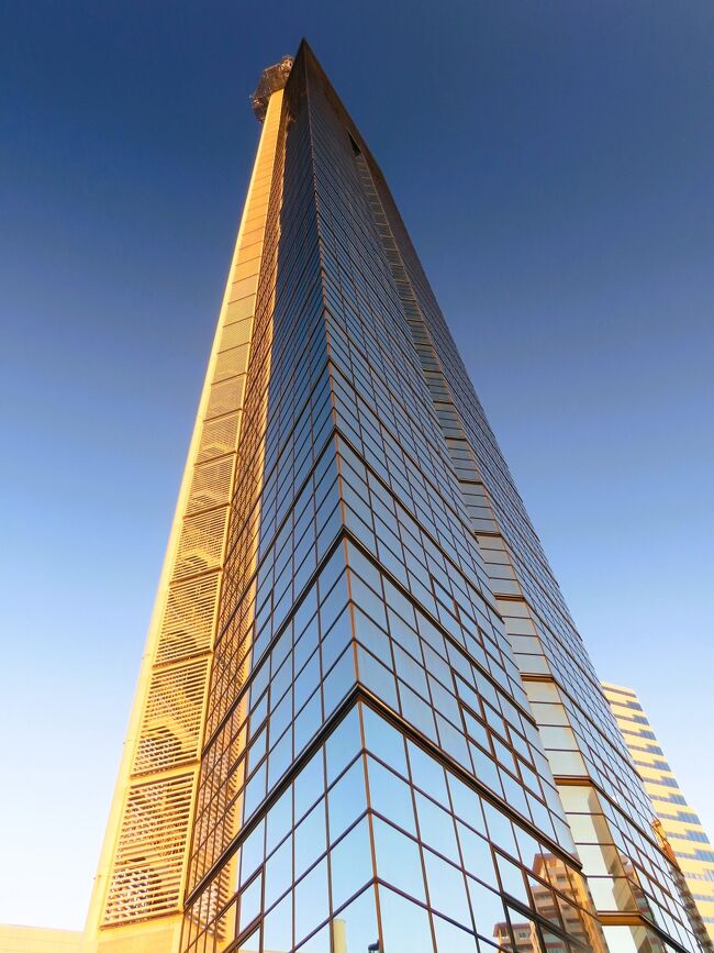 福岡23 福岡タワー 高さ234mは海浜タワー日本一 ☆日の入り眺めて