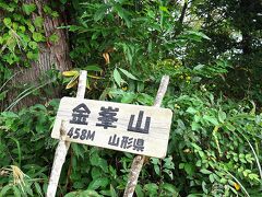 1時間弱で頂上に到着した。
趣ある頂上の看板
