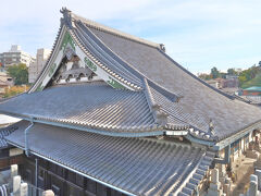 　乙女坂から、蓮光寺の屋根を見下ろすことができます。