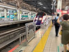 今回は山形なので、山形新幹線、つばさ号。