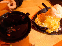 そこからウールワースに行ってお土産を購入し
デザートストーリという台湾デザートのお店へ

マンゴーかき氷バニラアイス添え1500円くらい
タピオカピーナッツなどの入ったほんのり温かいデザート1000円
台湾で食べたわけではないので、イマイチ・・・
けっこう混んでいるお店ではありましたが