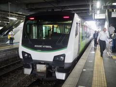 長野から1時間25分、11：29に松本到着
小淵沢で友人達との待ち合わせがあるので、13：45のあずさに乗車予定
ですので松本滞在は2時間15分しかありません