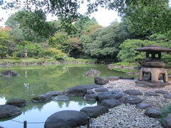 旧古河庭園心字池　日本庭園は京都の作庭家七代目小川治兵衛の作庭です。京都無鄰菴や円山公園等は小川治兵衛作庭です