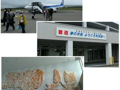 千歳から空路で利尻に上陸

実は新千歳で、天候不順のため利尻行きは飛ばないかも･･･とインフォメーションで脅される
行程を組み直さなければ、という思いと今宵の宿は確保できるか？という心配･･･
結局強行着陸で事なきを得たが、肝を冷やした