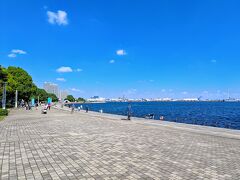 パシフィコ横浜を突っ切ると臨港パークという海岸に出てきました。
やっぱり海を見ると癒されるw