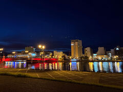 夜の釧路さんぽ。