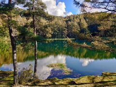 【御射鹿池】
2024.10.12
長野県茅野市
標高１５００ｍ

紅葉の見頃はまだ先のようです(-.-;)
