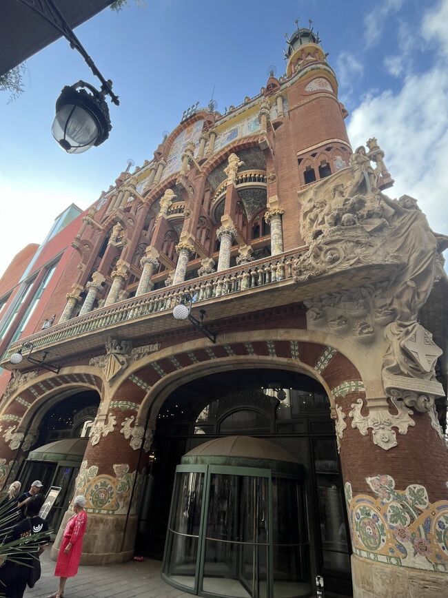 バルセロナ1日目 カタルーニャ音楽堂と旧市街歩き』バルセロナ