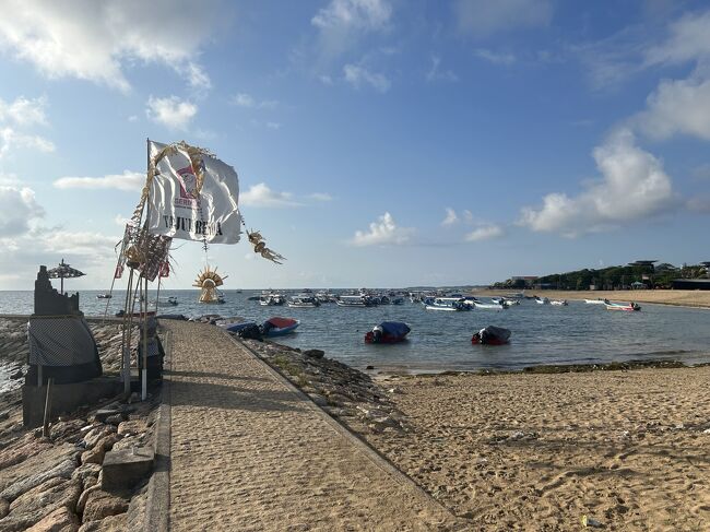 乾季ということもありますが、今回のバリはずっと良い天気でした。ヌサドゥアの長い海岸線が美しいです。