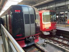 　遅れ時間は取り戻せないまま、終点　中部国際空港駅に到着しました。