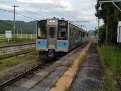 ●JR/信濃木崎駅

気持ちよく散歩を終えて、駅に戻って来ました。
更に北上します！