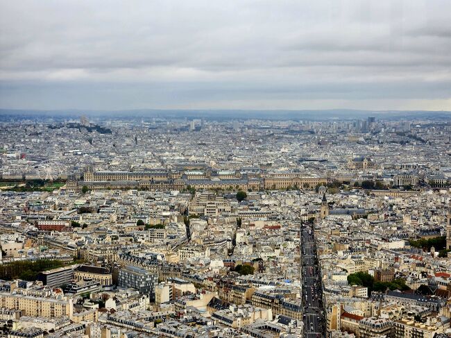 『ルーヴル美術館』『チュイルリー公園』『サン・トゥスタッシュ教会』『サン・ジェルマン・デ・プレ教会』が見えます。