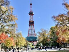 自宅からバスで大通公園で下車しました。