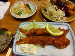 夕食は日本料理 よし川 エスカ店で名古屋めし。