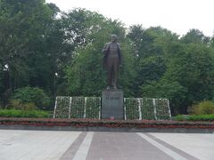 レーニン公園のレーニン像