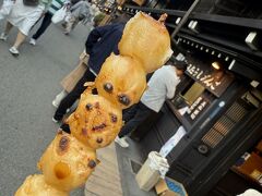 古い町並みを歩くなら、みたらし団子を食べなければ。
いつものところ(陣屋近くのお店)は16時までなので、営業終了していました。
街中に数か所お店があって、1本100円は共通なので、お気に入りのお店を探してください。（値上がりしましたね～50円時代を知っている私）