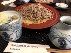 暑かったのでお蕎麦にしました。