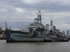 こちらが巡洋艦HMSベルファスト号です