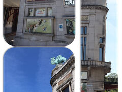 アントワープ動物園の門が素敵で、見入ってしまいました。
裏側のカメさんもユーモアがありました。