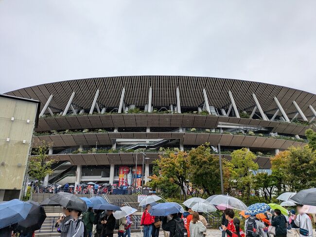 あいにくの雨天ではあるけど、じゃーん。