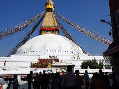 ボダナート・ストゥーパ。入場料600ルピー。