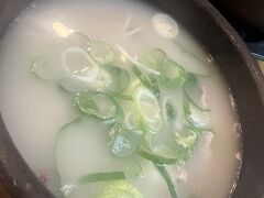 早速一食め
ヤンジソルロンタン
