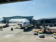 到着！

ちょうどタイムリーに『２０２４年１０月１７日より、これまで香港入国時に提出が必要となっていた「出入国カード」が不要になりました。』という情報が。

機内でＣＡさんに一応確認しましたが、要らなくなったそうです。ラッキーだ♪