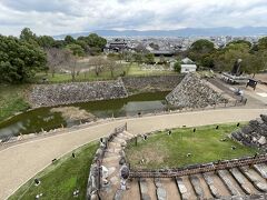 郡山城跡　天守台展望施設からの眺め