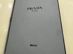 メニュー表です。めちゃくちゃプラダ