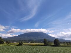 羊蹄山の北側を回ってニセコに行く間、倶知安の手前にある、八幡ビューポイントパーキング。