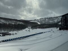 花園スキー場が見えてきました