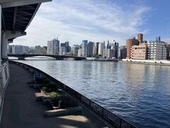 一週間後の隅田川と両国橋