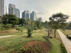 【スナヤン近辺】

球を打ち込んでいたフェアウェイは、完全に潰されて、緑地帯になっていた...あまり手付かず状態...の様にも見える...