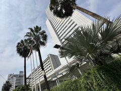 【プルマン・ジャカルタ→（旧）プレジデントホテル】

この右側のビルは、ヌサンタラビル。

ホテルインドネシアと同じく、1972年日本の戦後賠償で建てられた当時はジャカルタで一番の高層ビルだった。