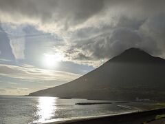 開聞岳と海が絶景ですね