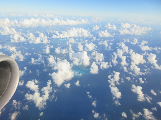 那覇空港から石垣島へ<br />台風21号の影響もなく順調なフライト<br />