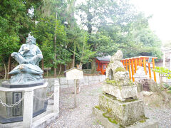 傘松公園の下にある龍神社。ここからまた天橋立駅に向かって歩いて戻ります。