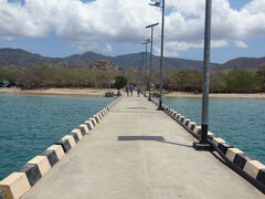 フローレス島ラブハンバジョの港からスピードボートで1時間。いよいよコモド島へ上陸。