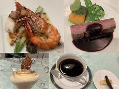 パレスホテル大宮・フレンチ「クラウンレストラン」
当日コース料理。デザートまで楽しんできました。