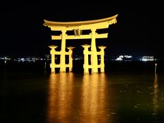 厳島神社のライトアップ