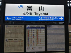 立山そばのランチのあと、富山駅から北陸新幹線に乗ります。

